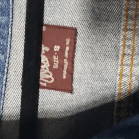 Wrangler made in japan 100% cotton denim jean jacket small - Picture 4 of 9
